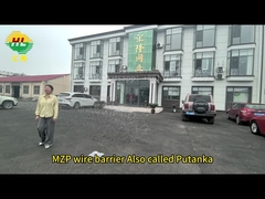 टैंकों के आगे बढ़ने में बाधा डालने के लिए सुरक्षा पुटंका तार