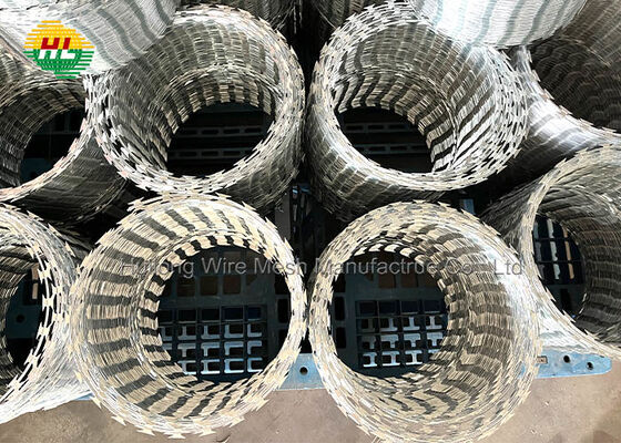 In Stock Egoza Razor Wire Security Razor Wire Steel And 304/316 Razor Barbed Wire For Security Applications