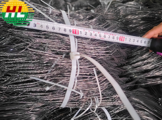 1.2x0.6x0.8 एम फोल्ड आयाम उच्च सुरक्षा के लिए अनावश्यक बाधा Ptwist -0.8 मिमी तार व्यास